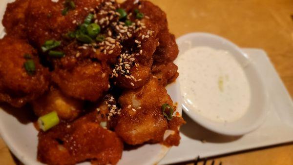 Korean fried cauliflower