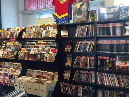 Comics, books, DVDs