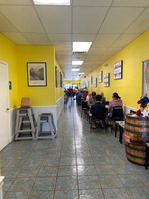 Full view of dining room