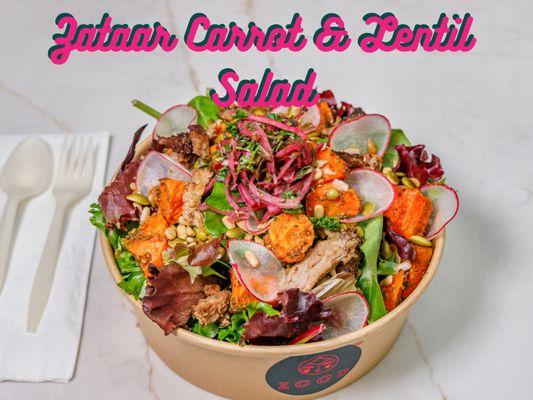 Zataar Carrot & Lentil Salad