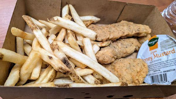 Chicken and fries, eh.