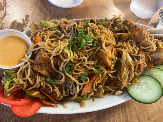 5. Fried Tofu Yaki Soba.