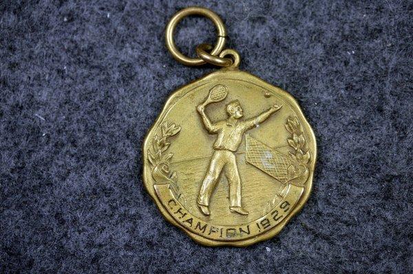 1929 Gold Filled Medal N.C.T.C. Champion Award Medallion!