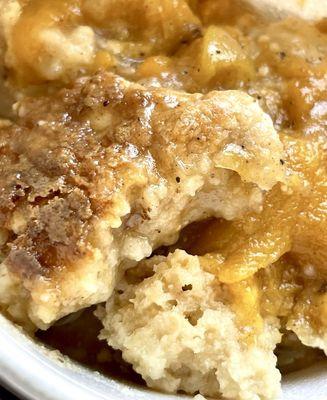 Peach cobbler