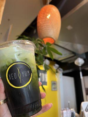 Thai Green Tea - sweet but not crazy sweet where I want to spit it out, give it a try!