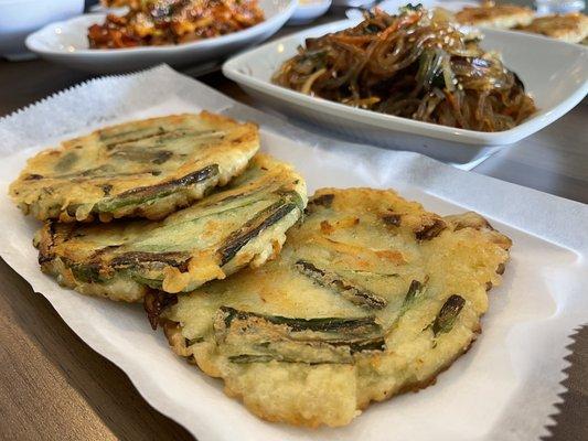 Scallion pancakes. SO good!!