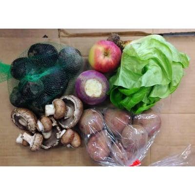 Sample CSA available for pickup at Rad Dish via Philly Food Works