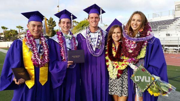 Beautiful custom robes for Carlsbad High!