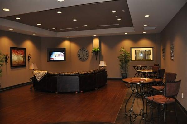 The Range's member lounge, great for events and parties