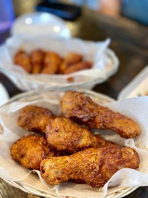 Garlic fried drumsticks