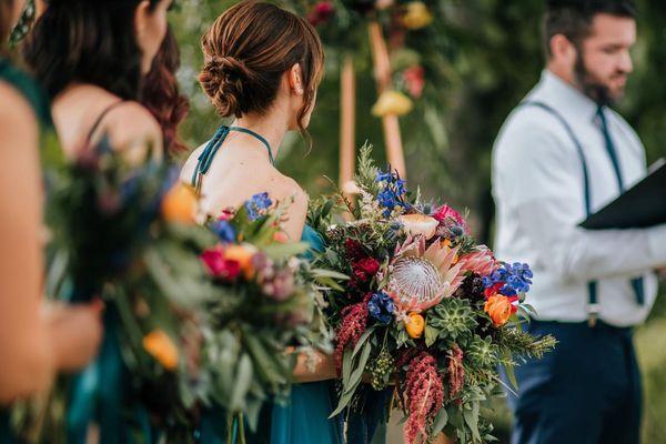 We L O V E a good Protea bouquet.