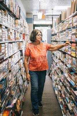 Beverly, shop owner and book enthusiast, is always so helpful. She has all of the best recs! 33 years in business and still counting!