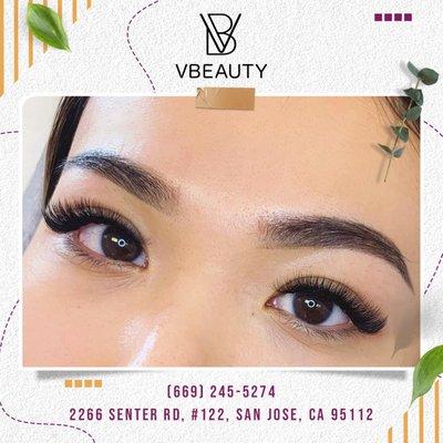 Let your eyes do the talking!
Enhance your natural beauty with V Beauty's luxurious eyelash services!