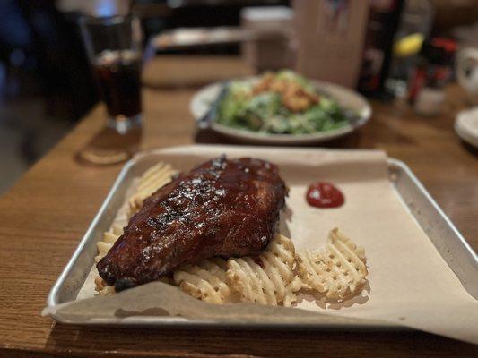 1/2 BABY BACK RIBS - HALF RACK  CLASSIC CAESAR SALAD