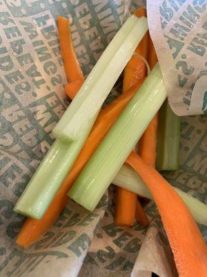 Hands down, by far THE freshest, crispest carrots and celery sticks EVER!!!