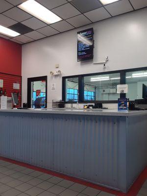 Getting an oil change and maintenance for the harsh winter ahead.