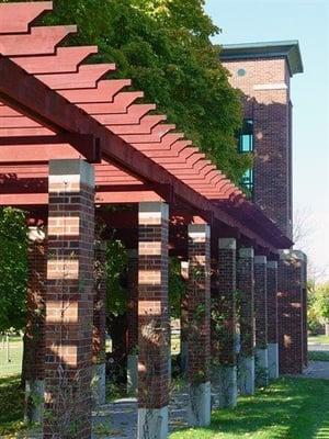 Chapel Walkway on the Le Moyne College Campus