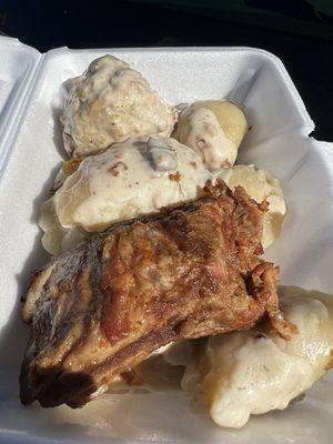 Sauerkraut & Mushroom Pierogi, Meat Pierogi, Meatball in Mushroom Gravy & Ribs  10-25-2024