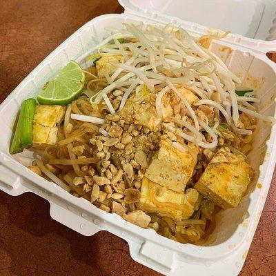 Pad Thai with tofu and no egg