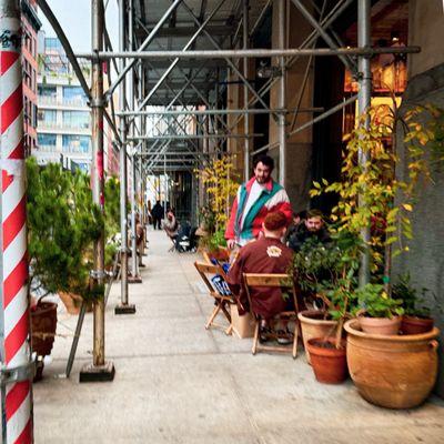 Sidewalk seats