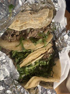 Carne asada tacos