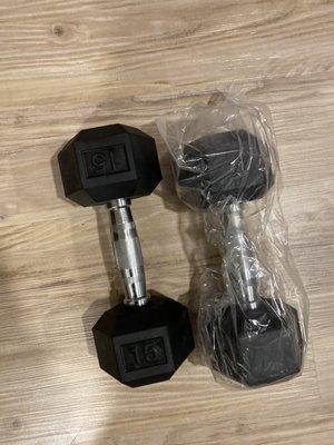 15pd dumbbells