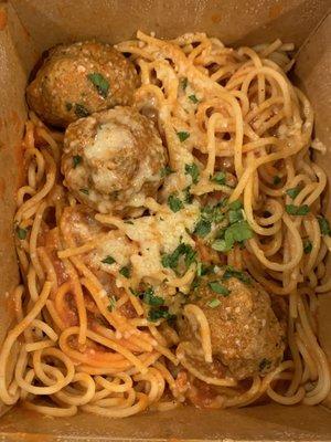 Mom's Spaghetti and Meatballs