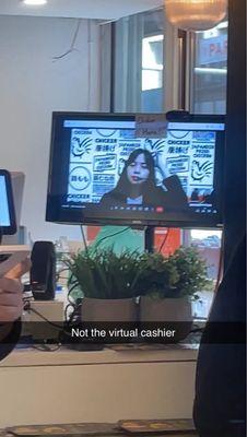 Virtual cashier over zoom