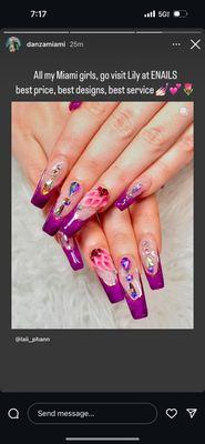 Acrylic nails