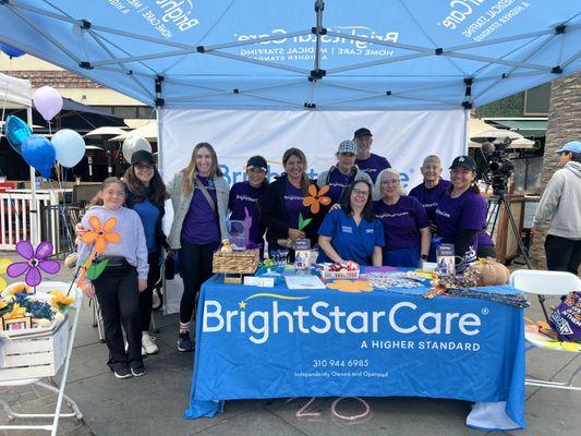 Proud sponsors of the Alzheimers' Walk for a Cure in Hermosa Beach