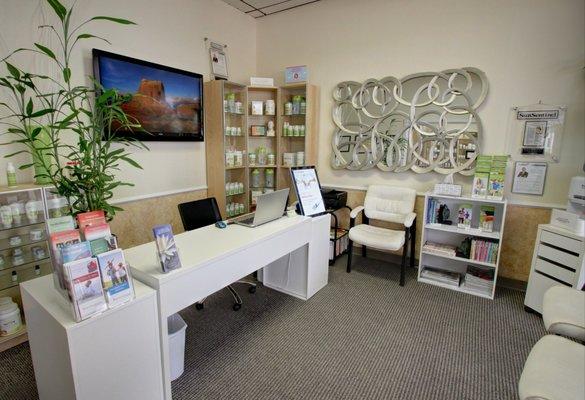 Front desk at Dunetz Wellness Center