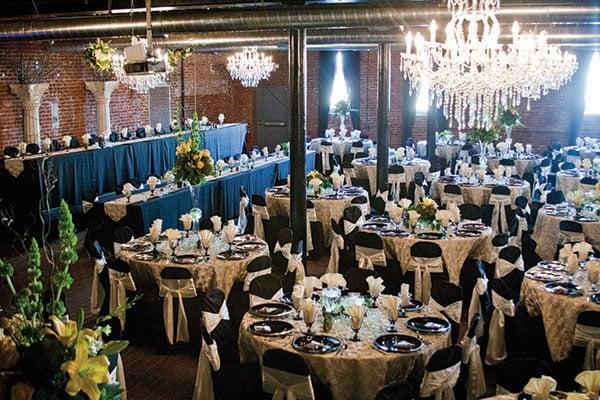 The Findlay Room, an elegant venue space available to rent for all occasions from wedding receptions to holiday parties.