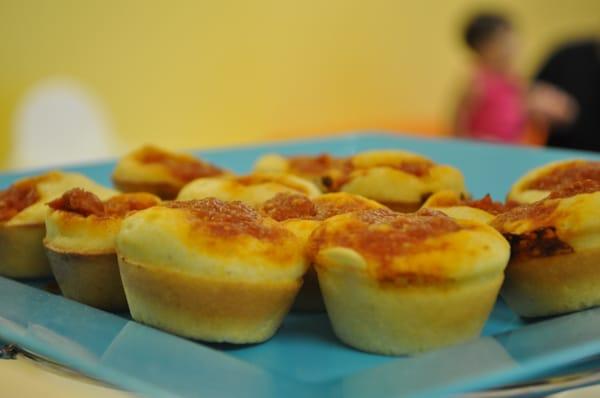 Pepperoni Corn Muffins made by 12-year olds