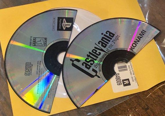 Disc only received and was broken