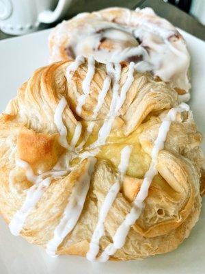 Cheese Danish & Cinnamon Roll