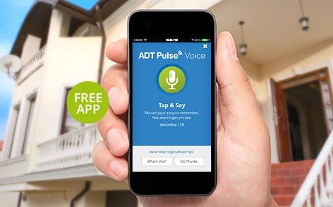 ADT's Pulse App: use Voice Control to control door locks, lights, and the thermostat right from your smartphone!