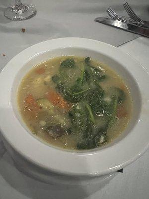 Potato dumpling soup