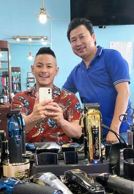 So glad I found Tony Nguyen who was originally from Galaxy Barbershop. As of Sep 2024, Tony is working Tuesdays and Wednesdays from 9-7.