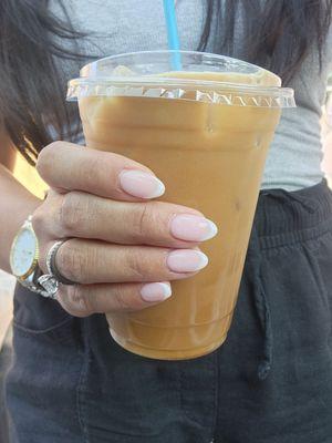 Micro French dip mani by Kent