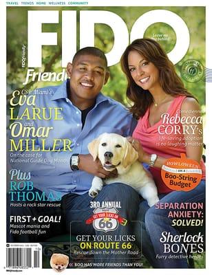 Magazine Cover, CSI Miami Stars, Eva LaRue and Omar Miller.