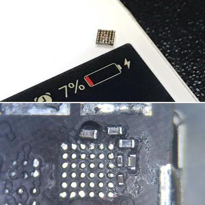 iPhone 6 Tristar Charging IC replacement. The phone would not charge due to bad IC that went bad due to using not certified charger.