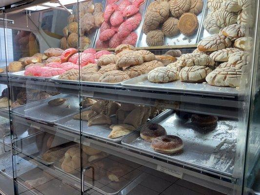 Assortment of pastries and bread