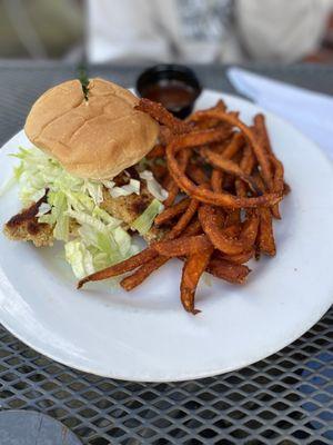 Chicken katsu sandwich