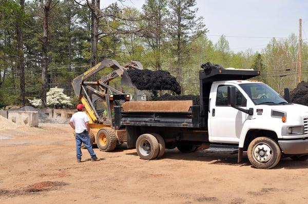 Customer being loaded