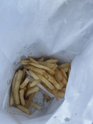 French fries ( don't order the thousand island