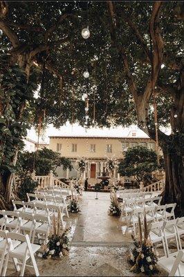 Outdoor ceremony