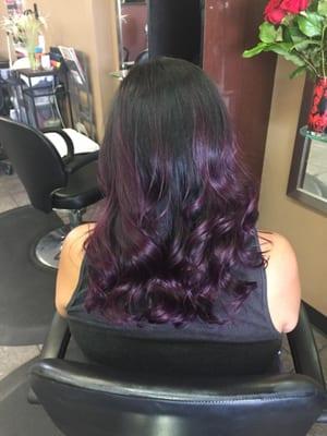 My purple ombre