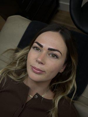 Brows with microblading