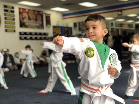 Bejanian Martial Arts Tiny Tigers Program
Specializing on 3 & 4 year olds.