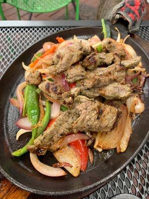 Sizzling fajitas